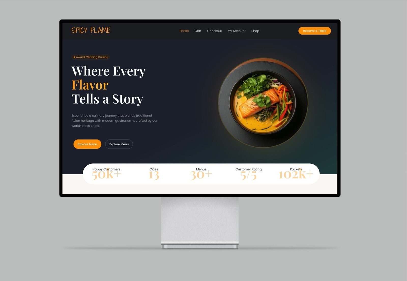 Spicy Flame Restaurant & Food WooCommerce